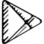 Google play sketched logo