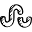 Stumbleupon sketched social logo outline interface symbol