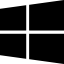Windows logo silhouette