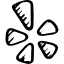 Yelp sketched logo