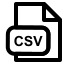 Csv file format