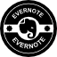 Ретро-значок Evernote