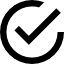 Tick inside circle