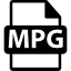 Mpg file format symbol