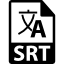 SRT file format symbol