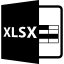 Xlsx file format symbol