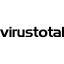 Virus total text logo
