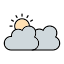 Clouds and sun