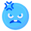 Angry face