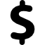 美元符号图标 — 免费SVG下载