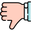 Thumbs down