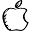 Набросанный логотип Apple