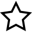 免费星形 SVG 和 PNG 图标