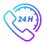 24-часовая поддержка