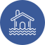 Flooded house