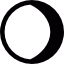 Crescent moon