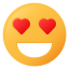 Heart eyes