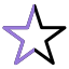 免费星形 SVG 和 PNG 图标