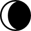Moon phase shape