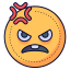 Angry face
