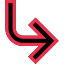 Стрелка вниз вправо