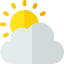 Clouds and sun
