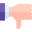 Thumbs down