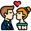Wedding kiss