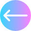 Left arrow