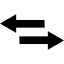 Две стрелки, указывающие вправо и влево