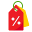 Бирка со скидкой