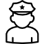 保安图标 — 极简主义SVG，免费