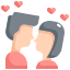 Wedding kiss