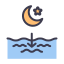 Low tide
