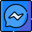 Логотип Facebook messenger