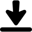 Down arrow download button