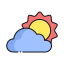 Clouds and sun