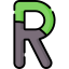 字母 R 矢量图标 — 免费 SVG/PNG 资源