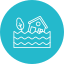 Flooded house
