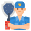 保安图标 — 极简主义SVG，免费
