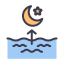 High tide