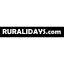 Ruralidays.com logo with black rectangular background