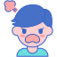 Angry face