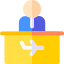 Check in desk