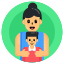 Mother and son