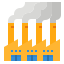 可编辑的工厂图标 — 免费下载 SVG/PNG