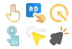 click icons