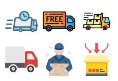delivery icons